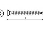 Vrut uniquadrex 3x40 ZnB (1000ks/bal) 2