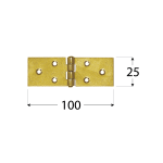 Z 100 a Závěs stavební 100x25x1,5 mm 7