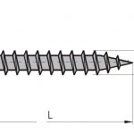 Vrut uni ZH 4,5 x 40 (500ks/bal) 2