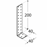 KK1 - úhelník kotevní 200x40x40x2,0 mm 3