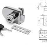 Zamek na sklo ZZ-SZ-408-01 5