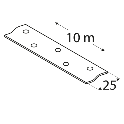 TM1/10 – montážní páska 25×1,5 mm