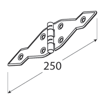 ZATS 250 Závěs trojúhelníkový 250×1,6 Doprodej