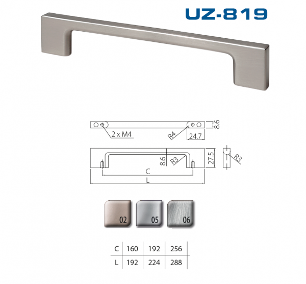 Uch. UZ-819-160-05 mat. chrom 1