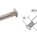 Spoj. sr. M6x15 na 2x lamino 18mm 3