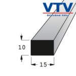 Lišta dřevěná H 1510 1000mm 1