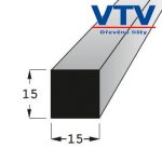 Lišta dřevěná H 1515 BK 900mm 4