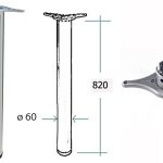 Stol.noha 24.GP00.082.54 černá 5