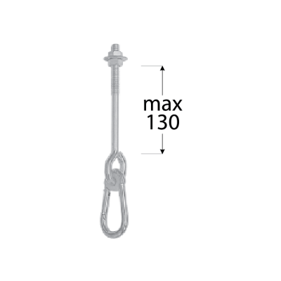 MHA   130  uchycení houpačky typ A  M12*130 mm