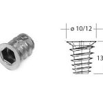 Zavrt.matice M6x13mm 01.017.E13.01 4