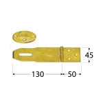 ZZK 50 Závěs zamykací krytý 180x45x2,0 mm 6