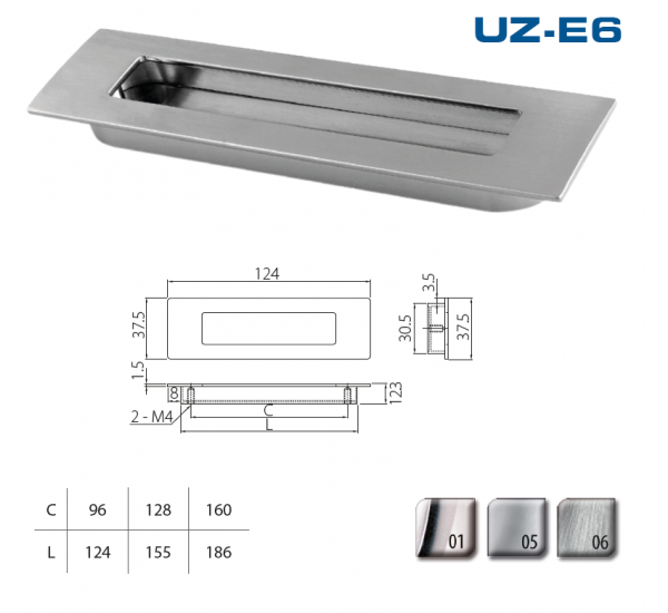 Uch. UZ-E6-128-05 mat. chrom 1