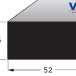 Lišta dřevěná H 5225 2,4m 6