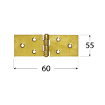 Z 60 Závěs stavební 60x55x2,5 mm 7
