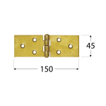 Z 150 c Závěs stavební 150x45x1,5 mm 7