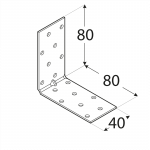 KMP 7 - úhelník montážní s prolisem 80x80x40x1,5 mm 2