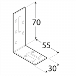 KRD 2 - úhelník stavitelný 70x55x30x2,0 mm 3