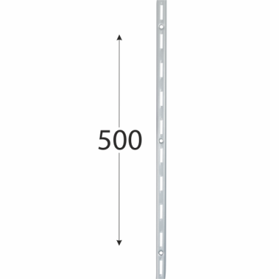 WLS 500s nosná konzolová lišta jednoduchá 500 mm šedá