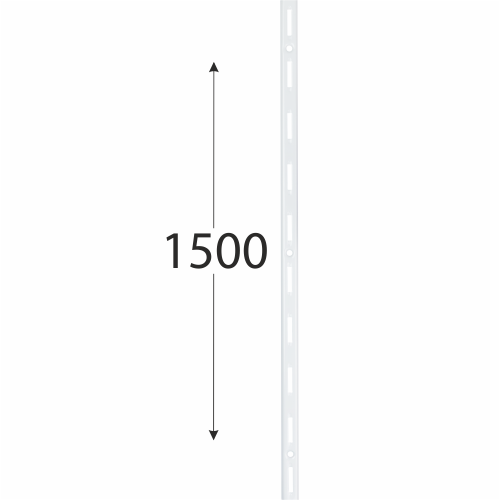 WLS 1500b nosná konzolová lišta jednoduchá 1500 mm bílá 1