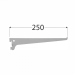 WSS 250s systémová konzola jednoduchá 250 mm šedá 5