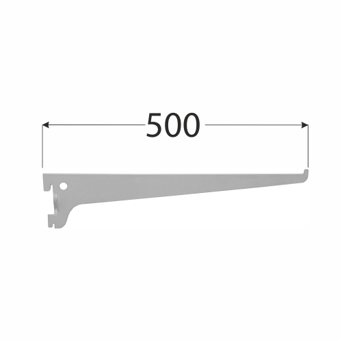 WSS 500s systémová konzola jednoduchá 500 mm šedá 1
