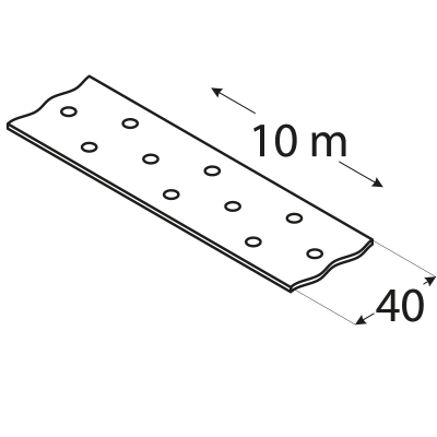 TM2/10 – montážní páska 40×2,0 mm /10m