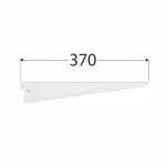 AWSD 370b systémová konzola dvojitá 370 mm bílá 4