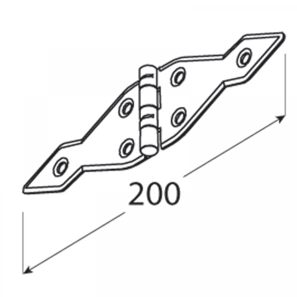ZATS 200 Závěs trojúhelníkový 200x1,6-Doprodej 1