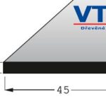 Lišta dřevěná H 4505 2m 1 Lišta dřevěná H 4505 2m 1