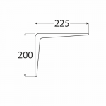 WS 225 BR 2 konzole stavební hnědá 200x225 3