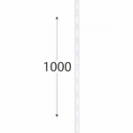 WLS 1000b nosná konzolová lišta jednoduchá 1000 mm bílá 5