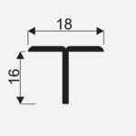 Spojovaci lista T stř. 3m 2