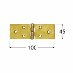 Z 100 c Závěs stavební 100x45x1,5 mm 6 Z 100 c Závěs stavební 100x45x1,5 mm 6