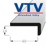 Lišta dřevěná L 1440 SM 2,4m 4