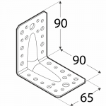 KP1 - úhelník s prolisem 90x90x65x2,5 mm 3