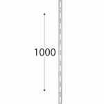 WLS 1000s nosná konzolová lišta jednoduchá 1000 mm šedá 5