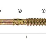 Vrut HS-easy samorez zluty 3*40mm (200ks/bal) 3