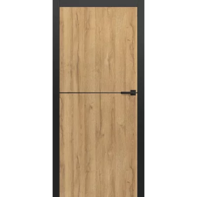 ERKADO Interiérové dveře Intersie Lux Černá 214 – Výška 210 cm 210 cm