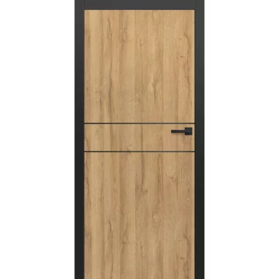 ERKADO Interiérové dveře Intersie Lux Černá 216 – Výška 210 cm 210 cm