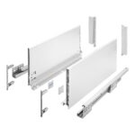 Zásuvkový Box Slim P2O D1 500D1 199/500mm extra vysoký Bílá
