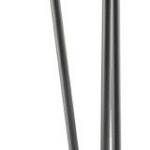 Noha hairpin ARTO s kluzákem, 3 ramena, 12 x 304 mm, černá