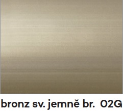 Přechodová lišta   89-11652712 270cm bronz brouseny