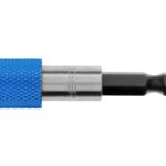 Magnetický držák 60mm pro šestihrané šroubovací bity 1/4 modrý
