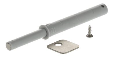 System otevírání push NK5 s magnetem Světle šedá k zavrtání / s adaptérem k našroubování (tip-on)
