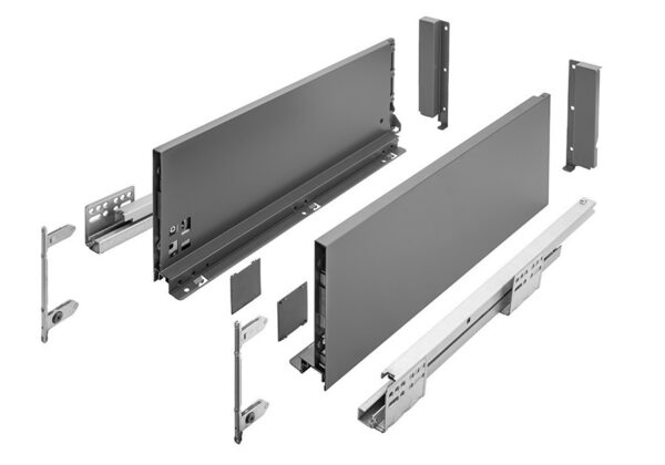 Zásuvkový Box Slim C 167/250mm vysoký Antracit 250C