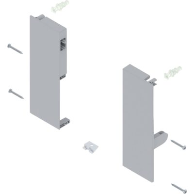 TANDEMBOX Antaro vnitřní zásuvka držák panelu 151mm ŠEDÁ, výška C, L+P – ZIF.76C0 WGR