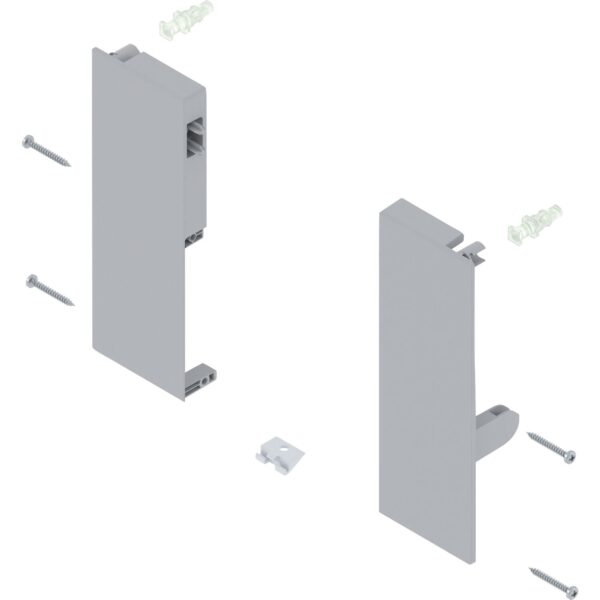 TANDEMBOX Antaro vnitřní zásuvka držák panelu 151mm ŠEDÁ, výška C, L+P - ZIF.76C0 WGR