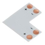 Konektor pro LED pásek 10mm a COB, spojka LED/LED rohový k pájení nebo na rychlospojky