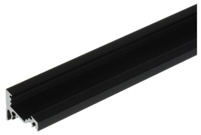 LED profil AL RW černý úhlový 3m (30st/60st)