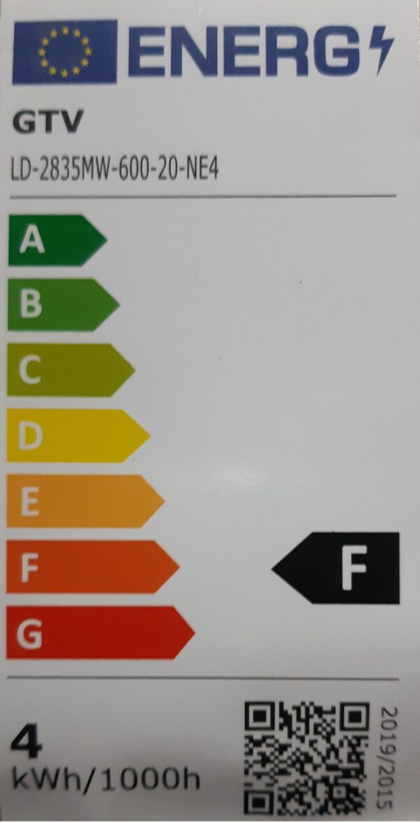 LED pásek 5m Flash 2835, 120 LED/m, 8mm, neutrál bílá, 7,3W/m, 22W/5m, 12V, 800 lm/m